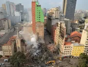 Bombeiros encontram 1º corpo em escombros de edifí