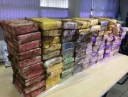 PF apreende 100 quilos de cocaína em peças de trat