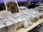 Estepes de caminhão escondem quase 100kg de cocaín