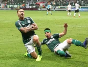 Palmeiras goleia o América-MG e fica a dois pontos