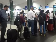 Chuva provoca interrupção de 14 horas no aeroporto