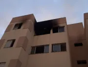 Apartamento pega fogo no bairro Santa Mônica em Ub