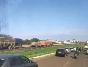 Acidente interdita rodovia BR-050 em Uberlândia