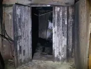 ​Andarilho morre carbonizado em incêndio a depósit