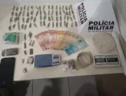 PM prende três jovens por tráfico de drogas em Ube