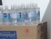 Mais de 100 frascos de álcool em gel são apreendid