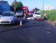 Motociclista morre após ser atropelado no bairro B