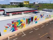 Painel de arte urbana é instalado em Uberlândia