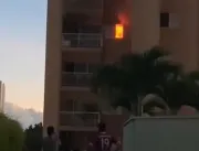 Incêndio atinge apartamento na região central de U
