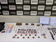 Polícia Militar apreende maconha, crack e cocaína 