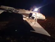 Aeronave monomotor cai em Uberlândia