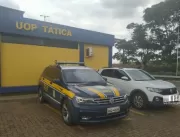 Polícia Rodoviária Federal recupera carro furtado 