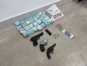Polícia prende homem com armas e mais de R$ 273 mi