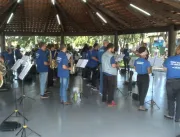 Banda Municipal se apresenta no Parque do Sabiá ne