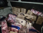 Dono de açougue, em Uberlândia, é preso com 200 kg