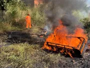 Bombeiros de Araguari registram incêndios em lotes