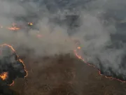 Incêndio destrói 100 hectares de vegetação em Uber