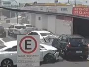 VÍDEO: motorista provoca acidente e quase atinge m