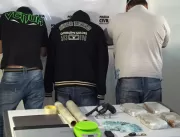 Polícia Civil apresenta trio com carga de cocaína 