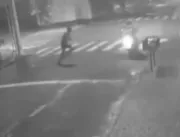VÍDEO: homem é preso após usar machadinha para dan