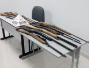 JANUÁRIA - Patrulha rural recolhe armas de fogo; u