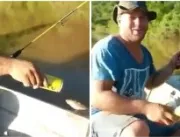 
Vídeo: pescadores brasileiros fazem peixe beber q