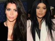 Irmãs Kim Kardashian e Kylie Jenner surpreendem po