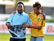 Pelé faz ressalvas a Neymar: quantos gols de cabeç