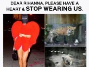 Rihanna é criticada por ONG por conta de casaco em