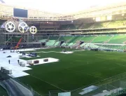 Fotos: gramado da arena do Palmeiras parece bom ap