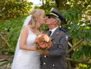 Capitão se casa aos 87 anos com noiva de 56 em Col