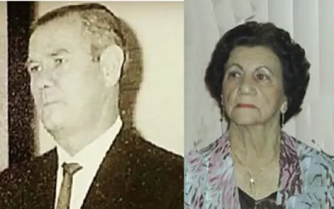 O casal Francisco Forzza e Olga Guidoni contribuiu