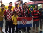  Torcedores já estão no clima de Copa do Mundo em São Paulo; veja a galeria de fotos