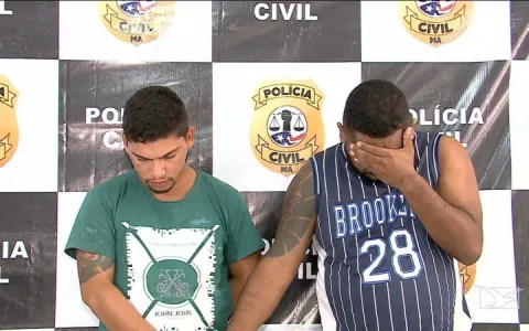 Presos foragidos do Pará envolvidos em crimes de ‘saidinha bancária’, em São Luís. 