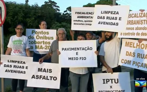 Moradores de São José de Ribamar realizam manifest