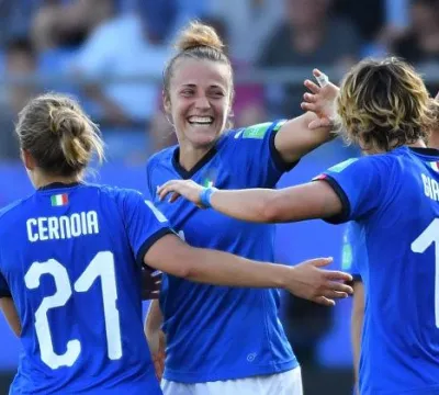 Copa do Mundo Feminina: Itália vence China com tranquilidade e avança para as quartas de final 