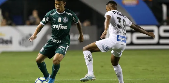 Santos vence Palmeiras e assume vice-liderança do 
