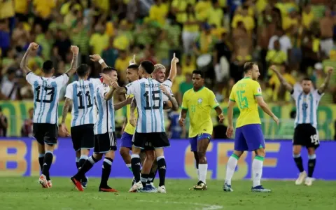 Brasil cai para a 5ª posição do ranking de seleçõe