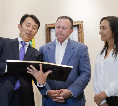 Brandão recebe embaixador japonês no Brasil para debater o fortalecimento da parceria Japão-Maranhão