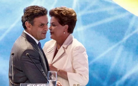 Pesquisa mostra Aécio na frente de Dilma