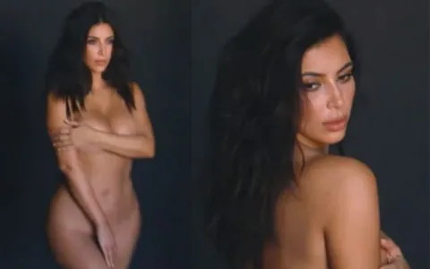 Kanye West divulga fotos de Kim Kardashian nua
