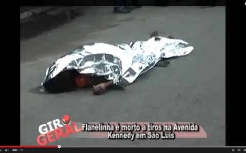 Homicídio: flanelinha foi morto a tiros na avenida Kennedy em São Luís.