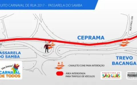 Trânsito da região central de São Luís sofre alterações durante o carnaval