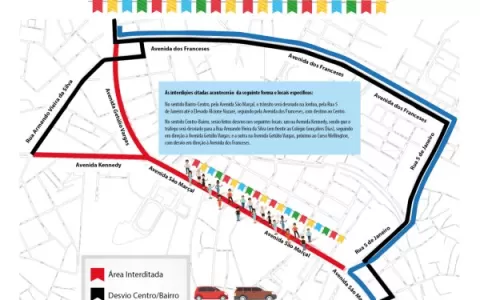 Prefeitura modifica trânsito para o festejo de São