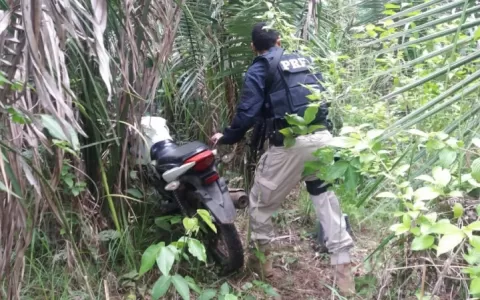 PRF recupera motocicleta roubada em Santa Inês/MA