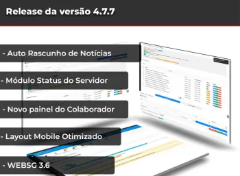 Release da versão 4.7.7 Web Jornalismo