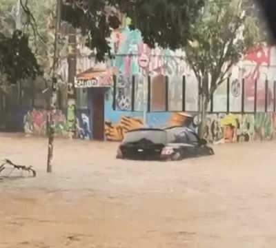 As inundações na Vila Madalena e Beco do Batman de