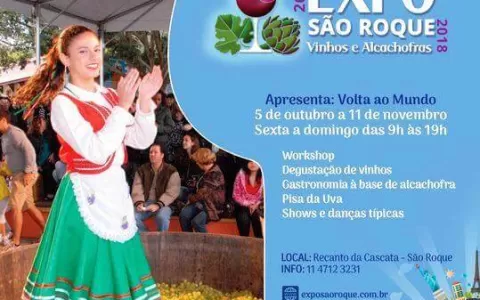 26ª Expo São Roque promete surpreender o público