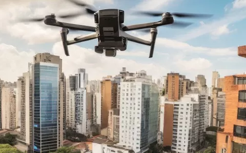 ​Insegurança também no ar: drones filmam apartamen