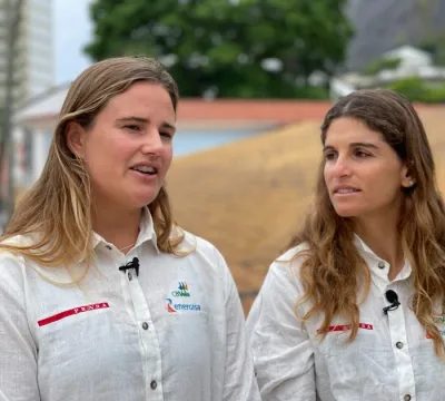 Martine Grael e Kahena Kunze aprovam treinos para Paris 2024